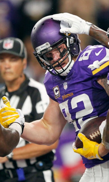 Vikings TE Kyle Rudolph emerging as go-to man for Bradford